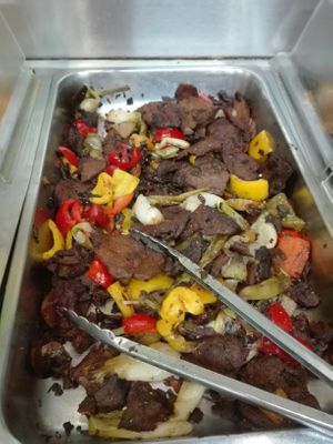 Soya steaks at Planeta Vegetariano in Puerto Vallarta