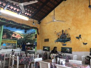 Inside at Planeta Vegetariano in Puerto Vallarta