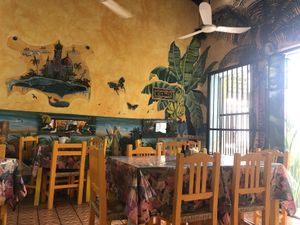 Fun decor  at Planeta Vegetariano in Puerto Vallarta