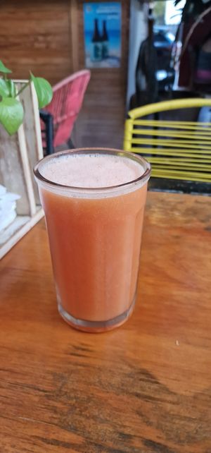 Rain water at Peace & Bowl in Playa Del Carmen