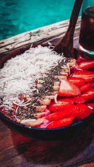 Smoothie Bowl at Peace & Bowl in Playa Del Carmen