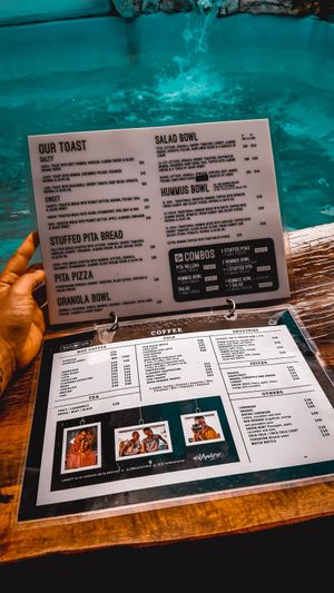 The Menu at Peace & Bowl in Playa Del Carmen