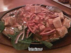 sizzling pra ram at Bulan Thai Vegetarian Kitchen - Silver Lake in Los Angeles