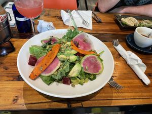 Avocado & beet salad  at Moondog in Key West