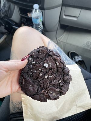 Salted double chocolate cookie  at Moondog in Key West