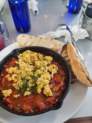 Shakshuka with tofu at Moondog in Key West