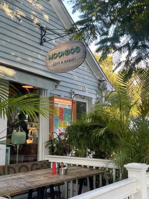 Outside  at Moondog in Key West