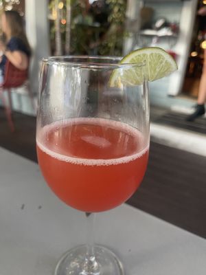 The pink lady  at Moondog in Key West