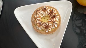 Vegan key lime pie  at Moondog in Key West