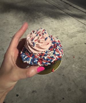 funfetti chocolate cake   at Moondog in Key West