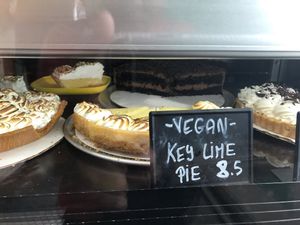 Vegan Key Lime Pie at Moondog in Key West