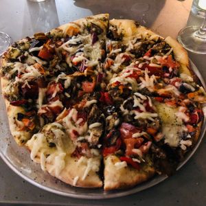 Vegan Pizza  at Moondog in Key West