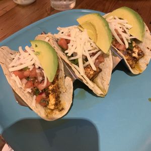 Blackened Tofu Tacos at Moondog in Key West