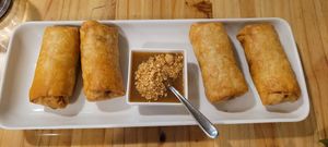 Spring rolls at Thai Connection in Cuenca