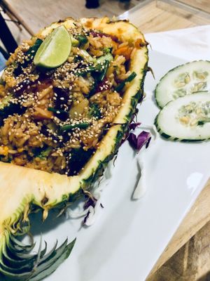 Thai fried rice  at Thai Connection in Cuenca