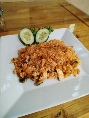 Kimchi fried rice at Thai Connection in Cuenca