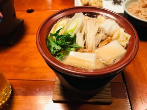 Nabe at Natural House Pumpkin in Hakuba