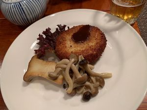 Dinner at Natural House Pumpkin in Hakuba