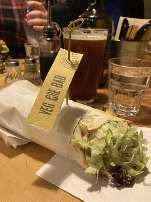 Veg kebab  at FUD in Milan