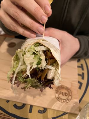 Kebab vegano  at FUD in Milan