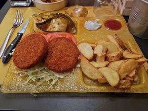 Big veg plate at FUD in Milan