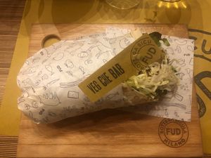 My vegan ‘kebab’ at FUD in Milan