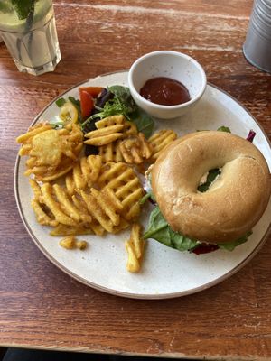 Falafel bagel   at WASBAR - Korenmarkt in Ghent