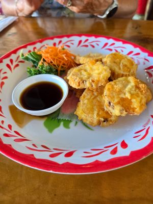tempura sweet potatoes at Thai Cuisine in Key West