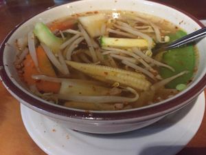 Veg clear water soup (vegan) at Thai Cuisine in Key West