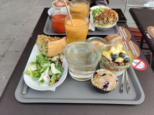 Brunch vegan at Le Café Potager in Strasbourg
