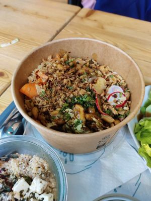 Salad croustillante at Le Café Potager in Strasbourg