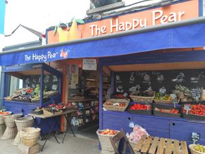 Outside at The Happy Pear in Greystones