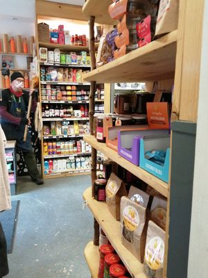 The shop at The Happy Pear in Greystones