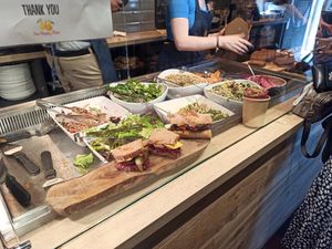 Salads and sides at The Happy Pear in Greystones