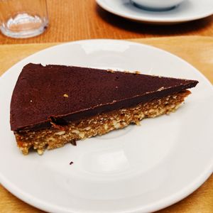 Salted caramel slice  at The Happy Pear in Greystones