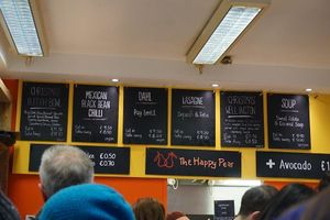 Menu of the day. Difficult to choose one. at The Happy Pear in Greystones