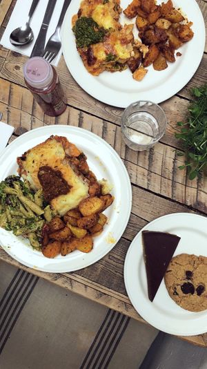 Deli food  at The Happy Pear in Greystones