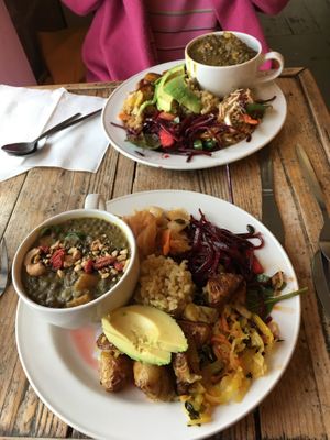Buddha bowl at The Happy Pear in Greystones