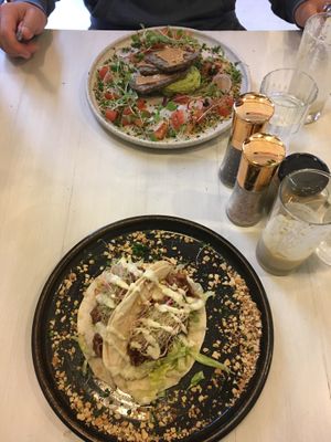 Breakfast taco & avocado  at KIND in Auckland