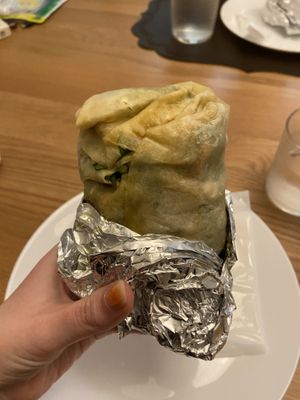 Vegan wrap (ugly pic sorry)  at Chopped Salad Day - Futakotamagawa in Tokyo
