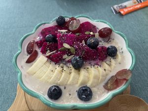 Vegan porridge bowl   at Every Fresh Bar in Penang