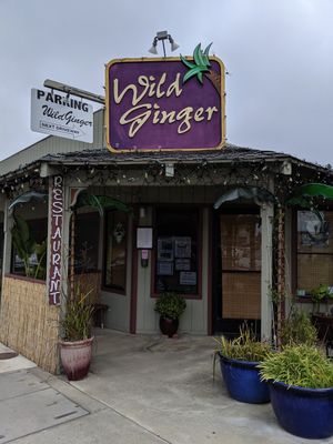 Front of Cafe at Wild Ginger in Cambria