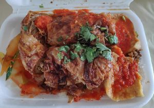 Vegetarian Chicken Rice at Lu Xiang Vegetarian 绿香素食 in Central Singapore