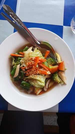 Stir-fried vegetables.  at Thai Food Restaurant in Phuket