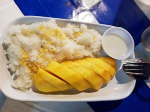 Mango sticky rice! at Thai Food Restaurant in Phuket