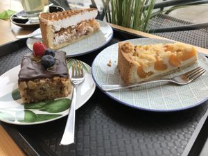 Caaake yummi at Mandala Café & Yoga in Oberstdorf