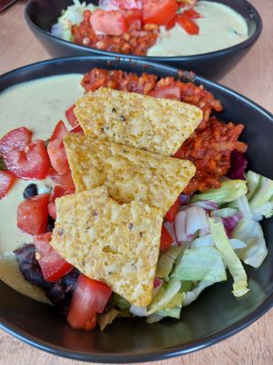 Burrito bowl at Mandala Café & Yoga in Oberstdorf