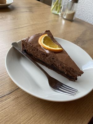 Schokomoussekuchen  at Mandala Café & Yoga in Oberstdorf