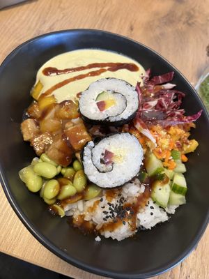 Sushi bowl  #Veganuary at Mandala Café & Yoga in Oberstdorf