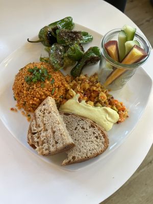 Mandala plate (Teller)  at Mandala Café & Yoga in Oberstdorf